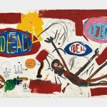 Jean Michel Basquiat 'victor' painting