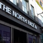 A general view of The North Face fashion retail store in Carnaby Street