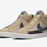 Nike SB Blazer Mid Sesame Denim CT0715-200 Release Date