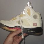 Off-White Air Jordan 5 Sail Fire Red Release Date