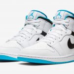 Air Jordan 1 Mid Laser Blue 554724-141 Release Date