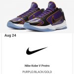 Nike Kobe 5 Protro Lakers CD4991-500 Release Date Price