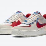 Nike Air Force 1 Shadow Sail University Red Photo Blue CU8591-100 Release Date