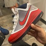 Nike LeBron 7 White Rush Blue University Red DJ5158-100 Release Date