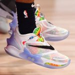 Ja Morant wearing Nike Adapt BB 2.0 "Tie Dye"