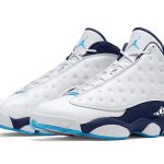 Air Jordan 13 White Obsidian Dark Powder Blue 414571-144 Release Date