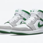 Air Jordan 1 Mid White Green Grey DC7294-103 Release Date