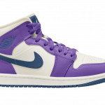 Air Jordan 1 Mid Sail Purple BQ6472-504 Release Date